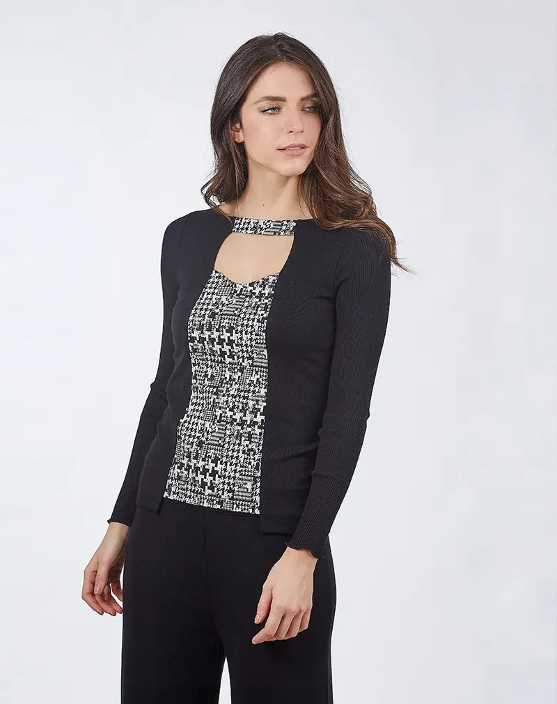 Longsleeves Woman Wool and Silk 5632