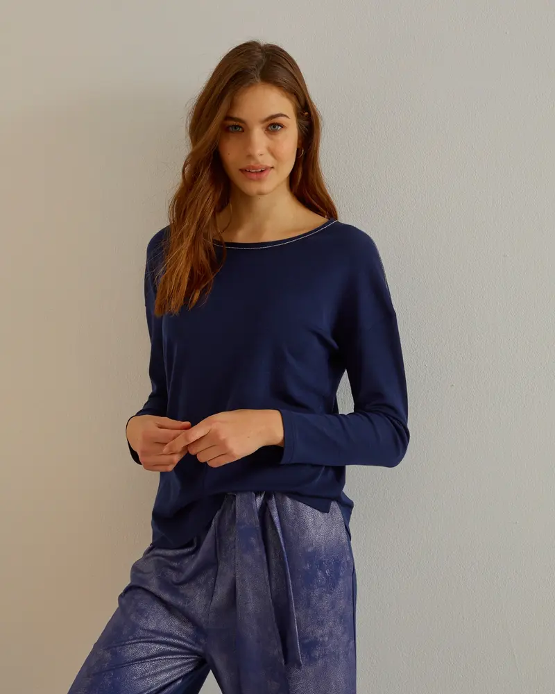 Longsleeves Woman  Wool and Silk 5644
