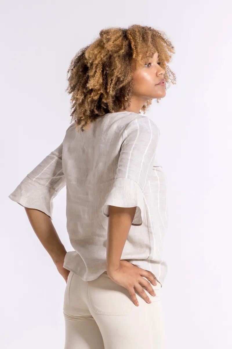 Longsleeves Woman100% FLAX 5785