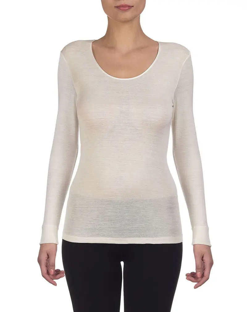 Longsleeves Woman70% Wool , 30% Silk 3436