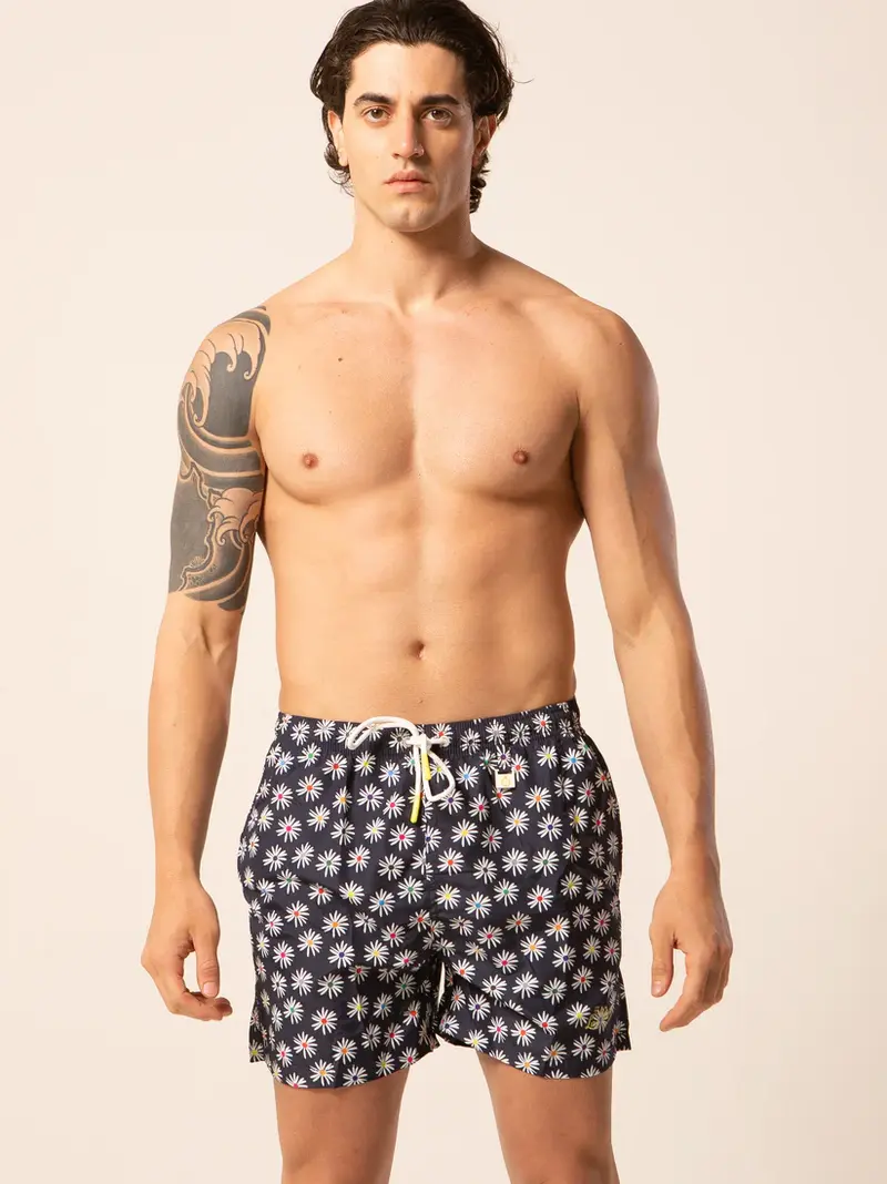 LORD PARTENOPEI COSTUME BOXER MARE UOMO BM24-BLOSSOM