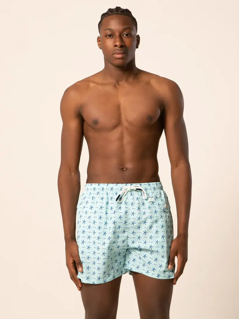 LORD PARTENOPEI COSTUME BOXER MARE UOMO BM24-STARFISH CEL