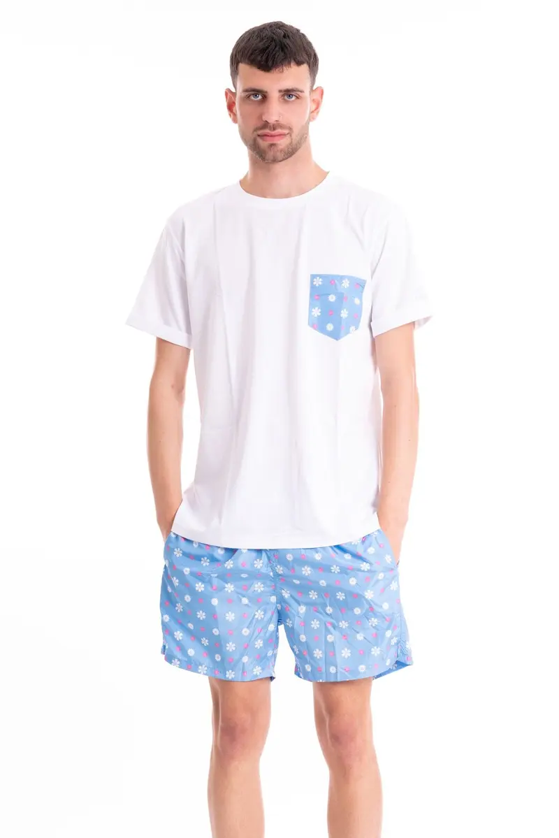 LORD PARTENOPEI Costume Boxer* Uomo BM01 FLOWER