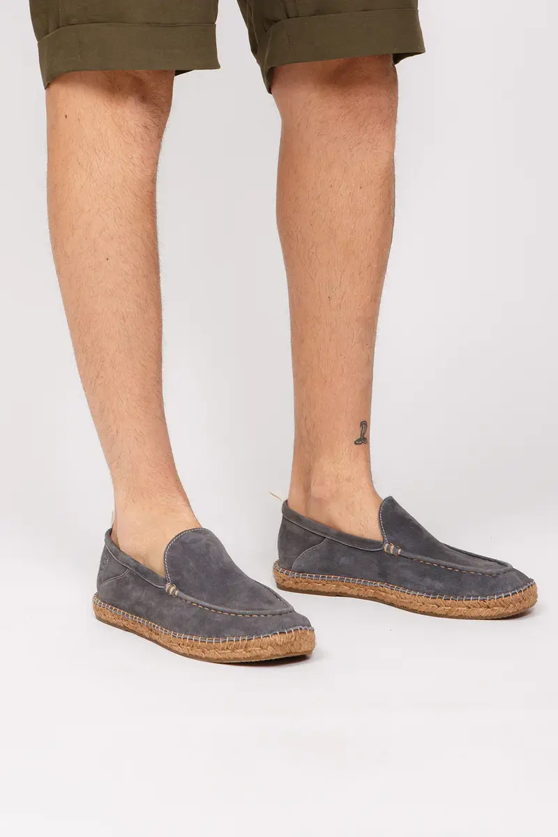 LORD PARTENOPEI ESPADRILLAS IN CAMOSCIO TIROLESE CORDA