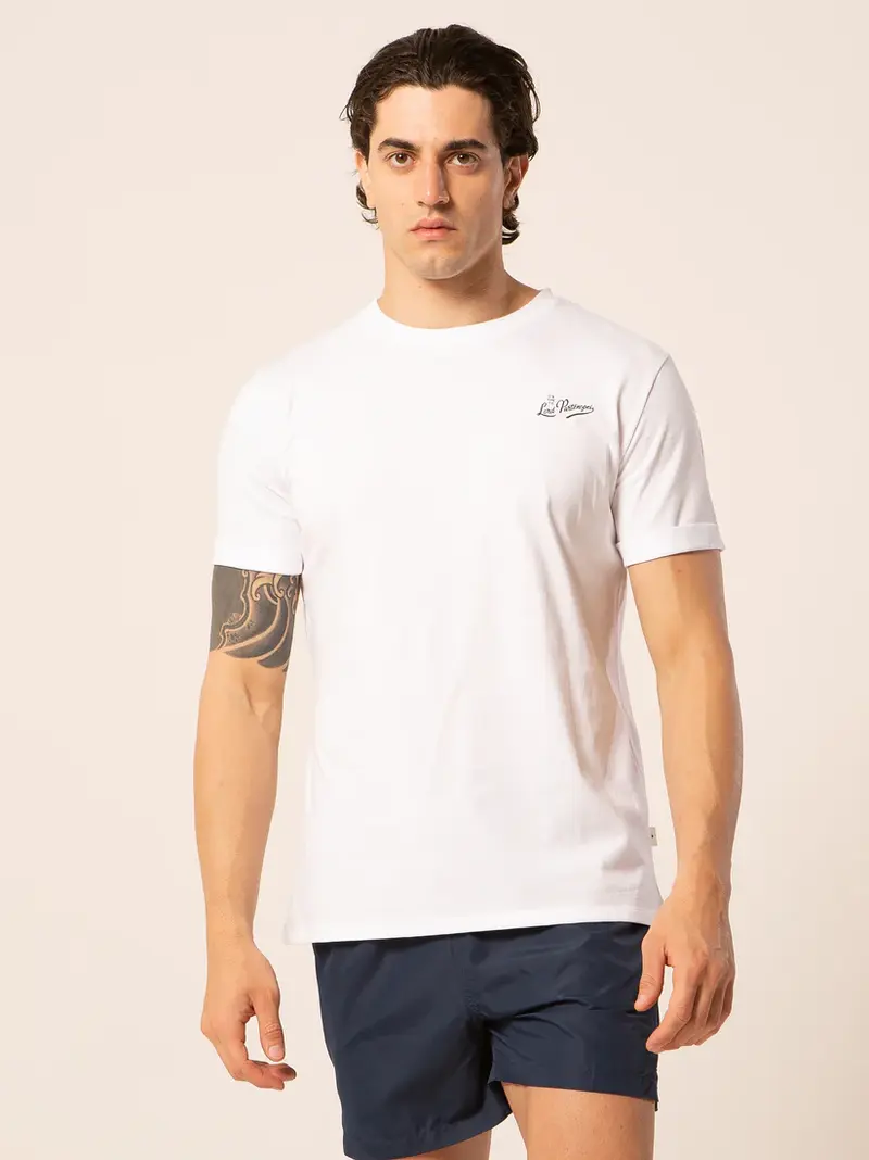 LORD PARTENOPEI T-SHIRT CON LOGO TM24-BASIC BIA