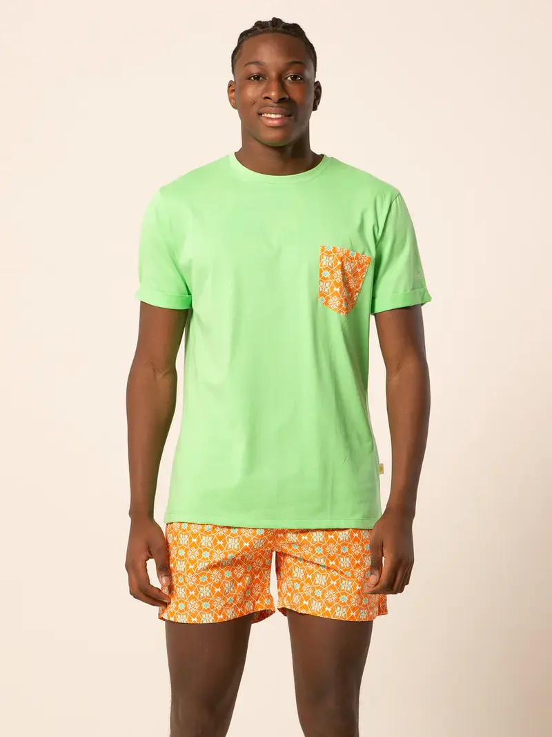 LORD PARTENOPEI T-SHIRT CON TASCHINO FANTASIA TM24-NOTO