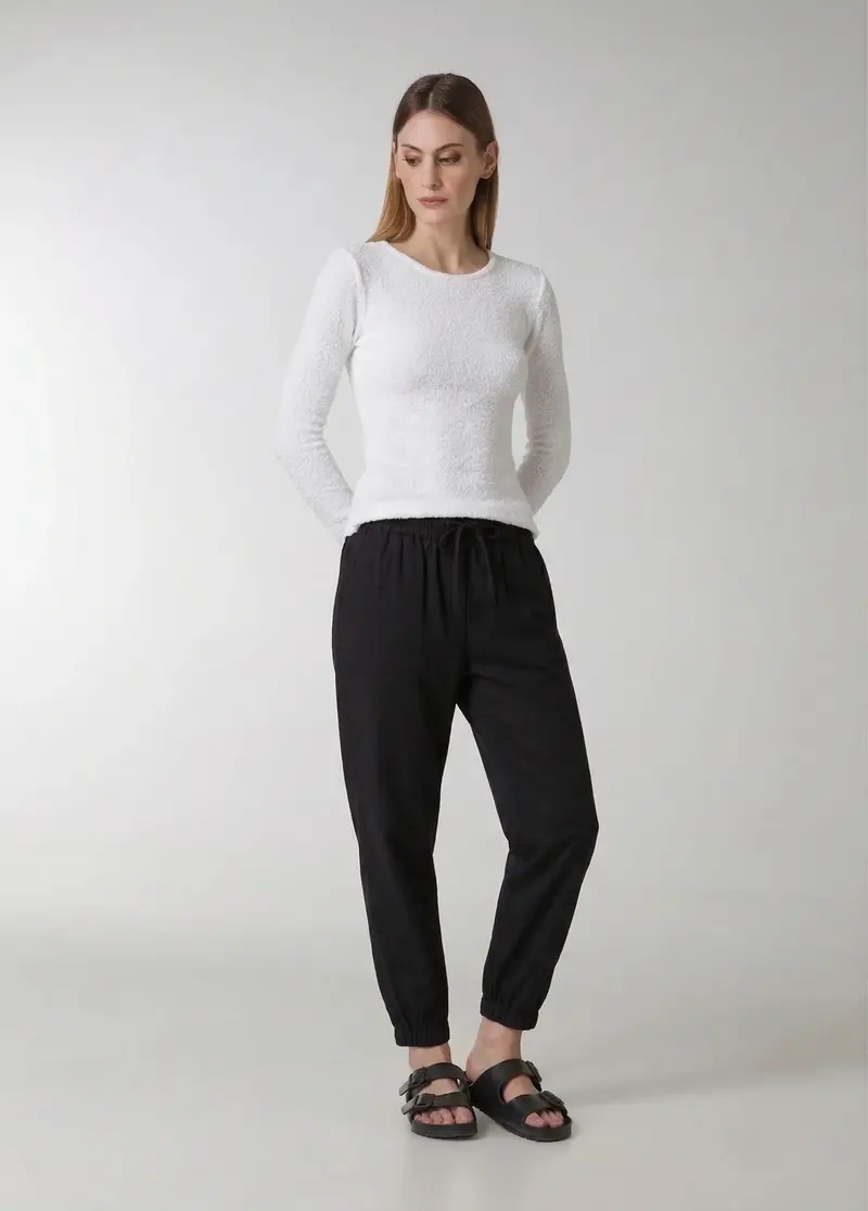 MAGLIA BOUCLE' BIANCO