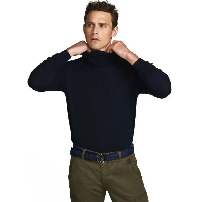 Maglia collo alto da uomo North Sails colore blu