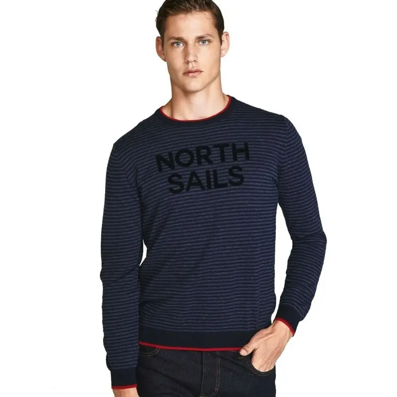 Maglia da uomo North Sails a righe