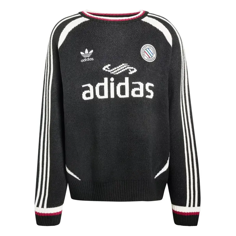 MAGLIONE UOMO ADIDAS ADICOLOR BLOKECORE UNISEX NERO KQ5080