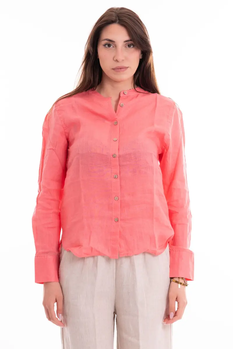 MARKUP CAMICIA 100% LINO COREANA MW13015 ABC