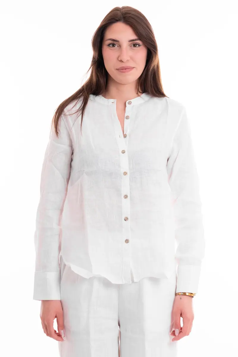 MARKUP CAMICIA 100% LINO COREANA MW13015 BNC