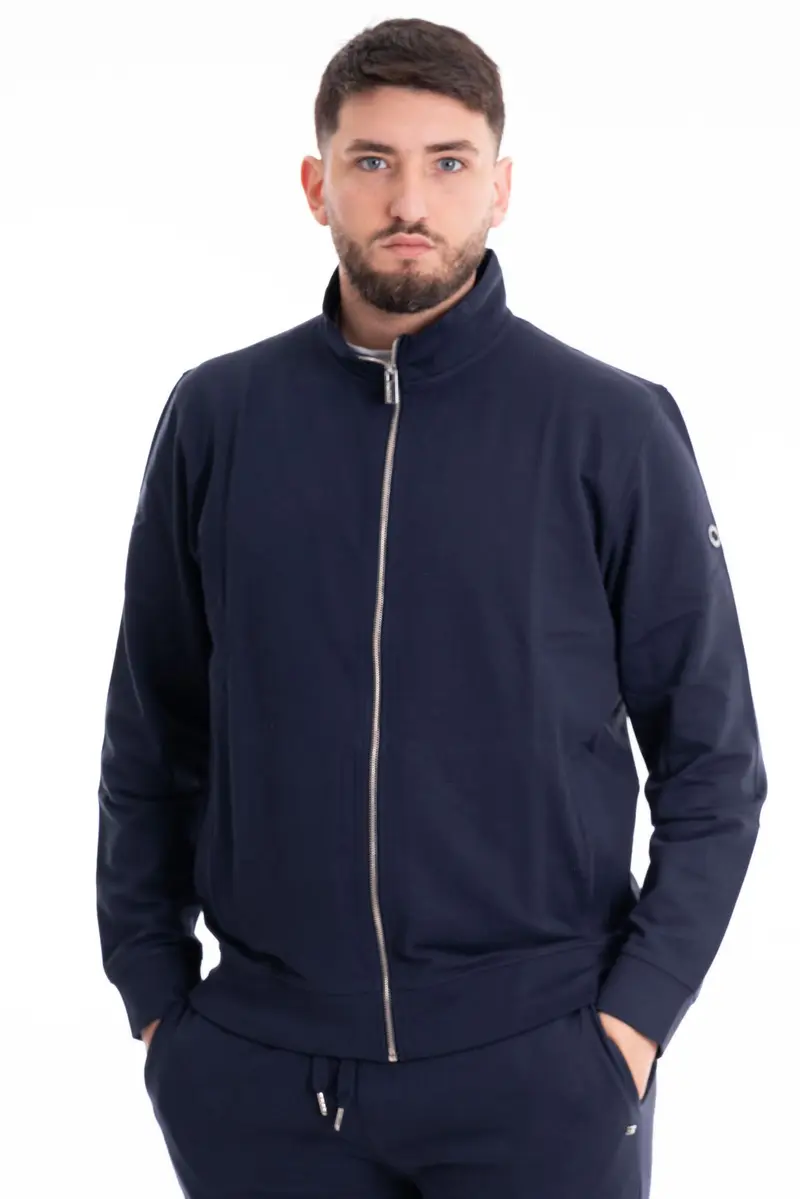 MARKUP FELPA CON ZIP MK12001 BLU