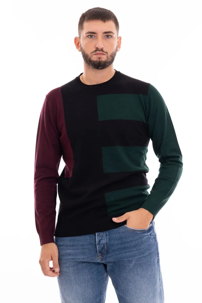 MARKUP M GIROCOLLO F.12 VISCOSE BLEND COL.BLOCK MK590051