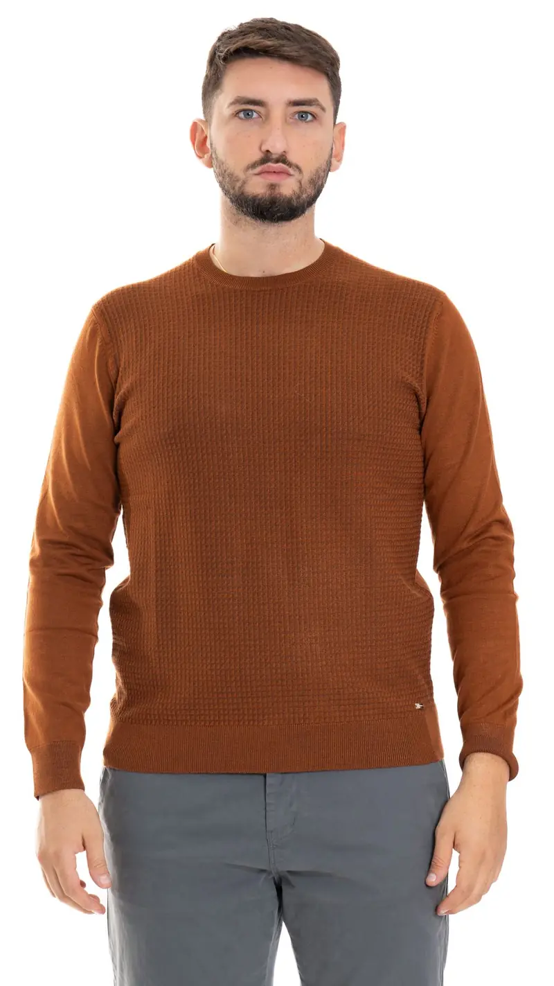 MARKUP MAGLIONE GIROCOLLO IN VISCOSA UOMO MK790123 TBC