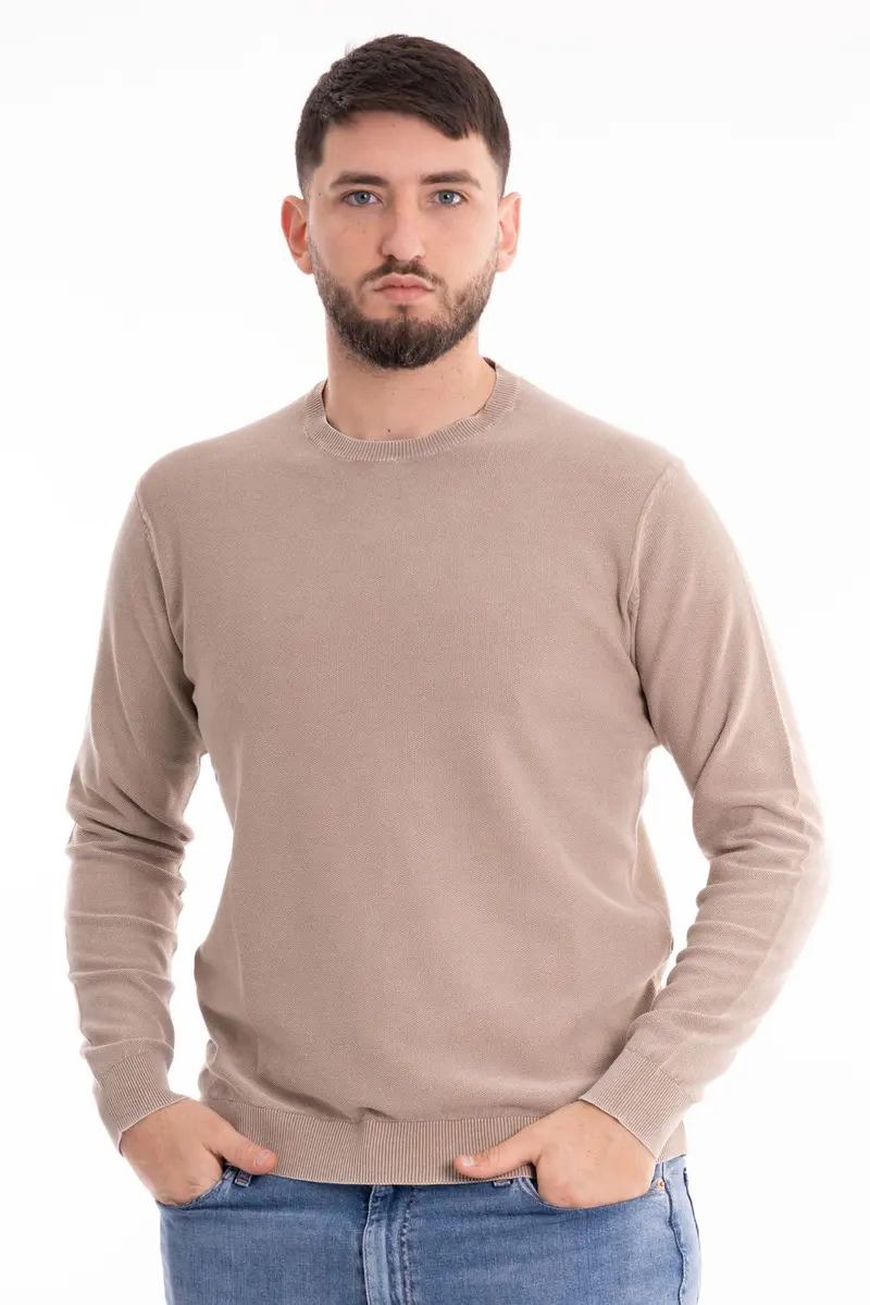 MARKUP MAGLIONE GIROCOLLO MANICA LUNGAPUNT RISO MK690012 CRD
