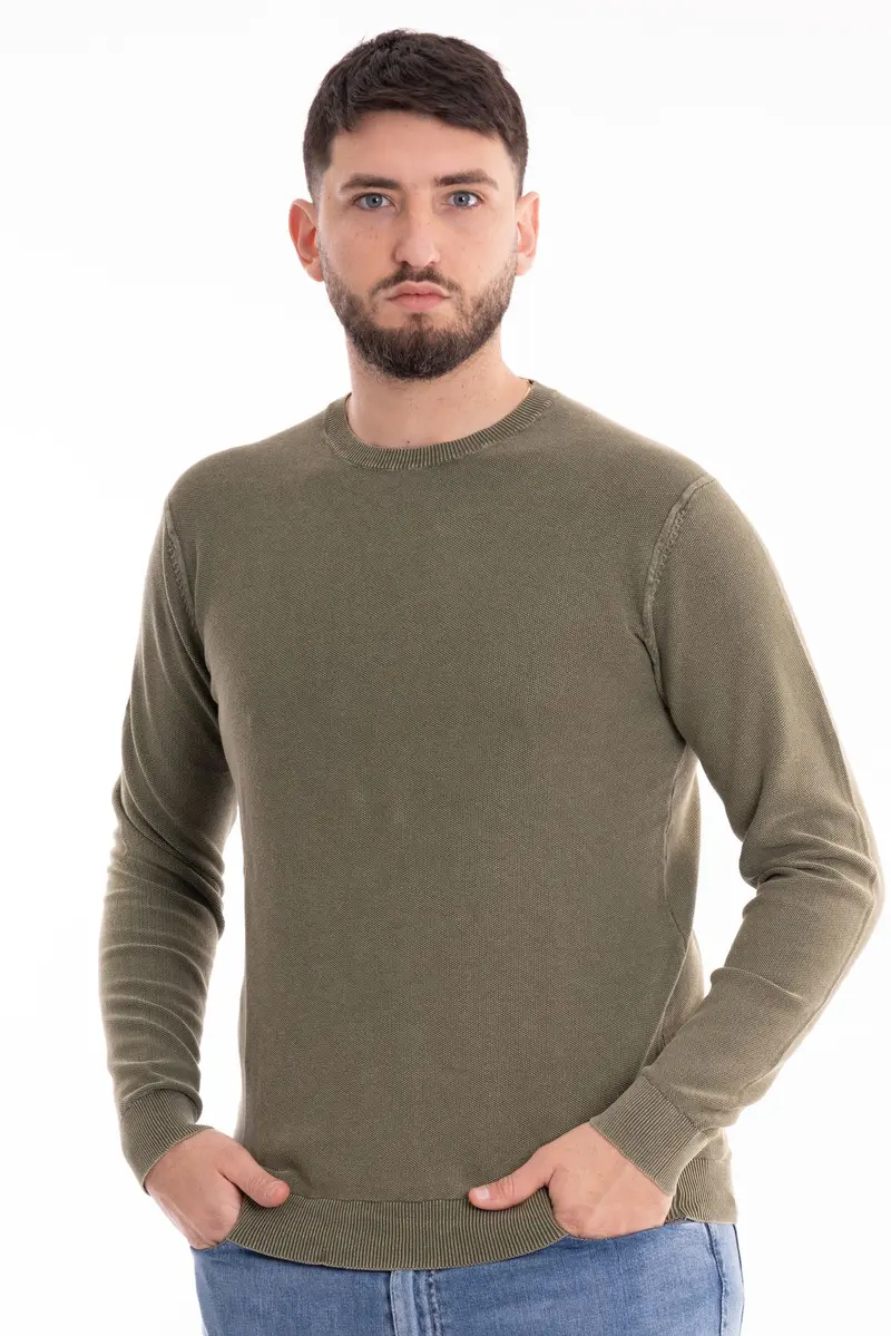 MARKUP MAGLIONE GIROCOLLO MANICA LUNGAPUNT RISO MK690012 MLR