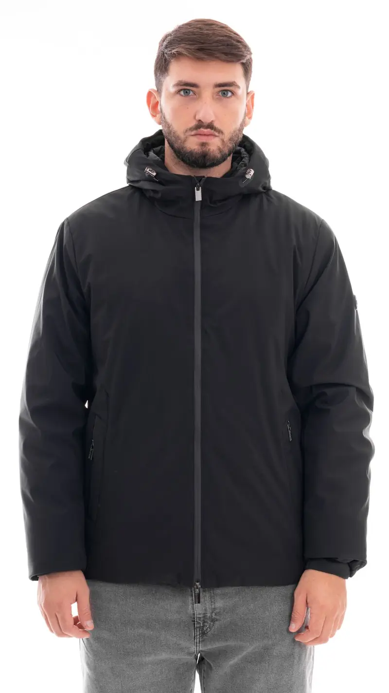 MARKUP PARKA CORTO IN TESSUTO TECNICO UOMO MK24006 NER