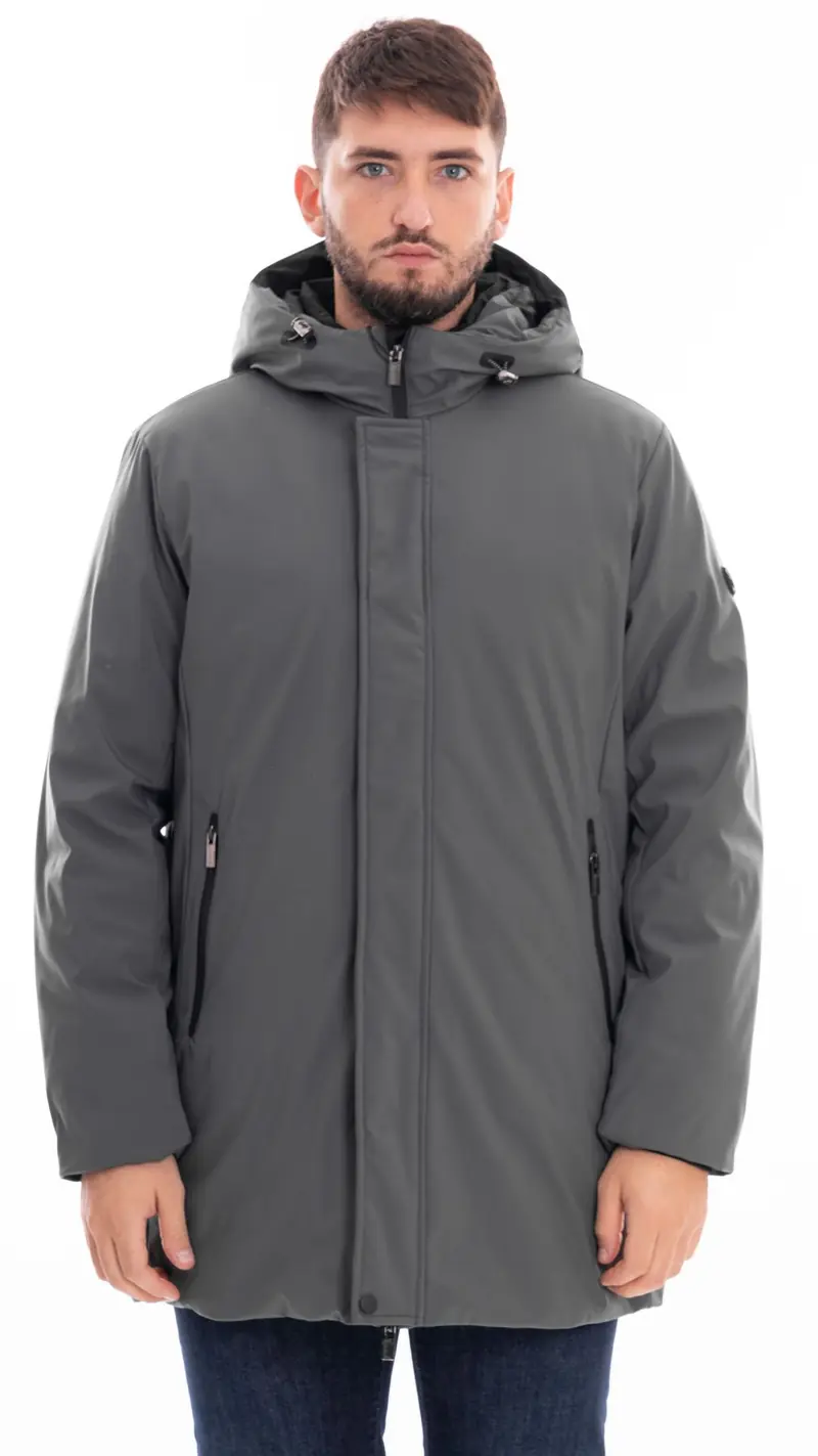 MARKUP PARKA LUNGO IN TESSUTO TECNICO UOMO MK24007 PMO