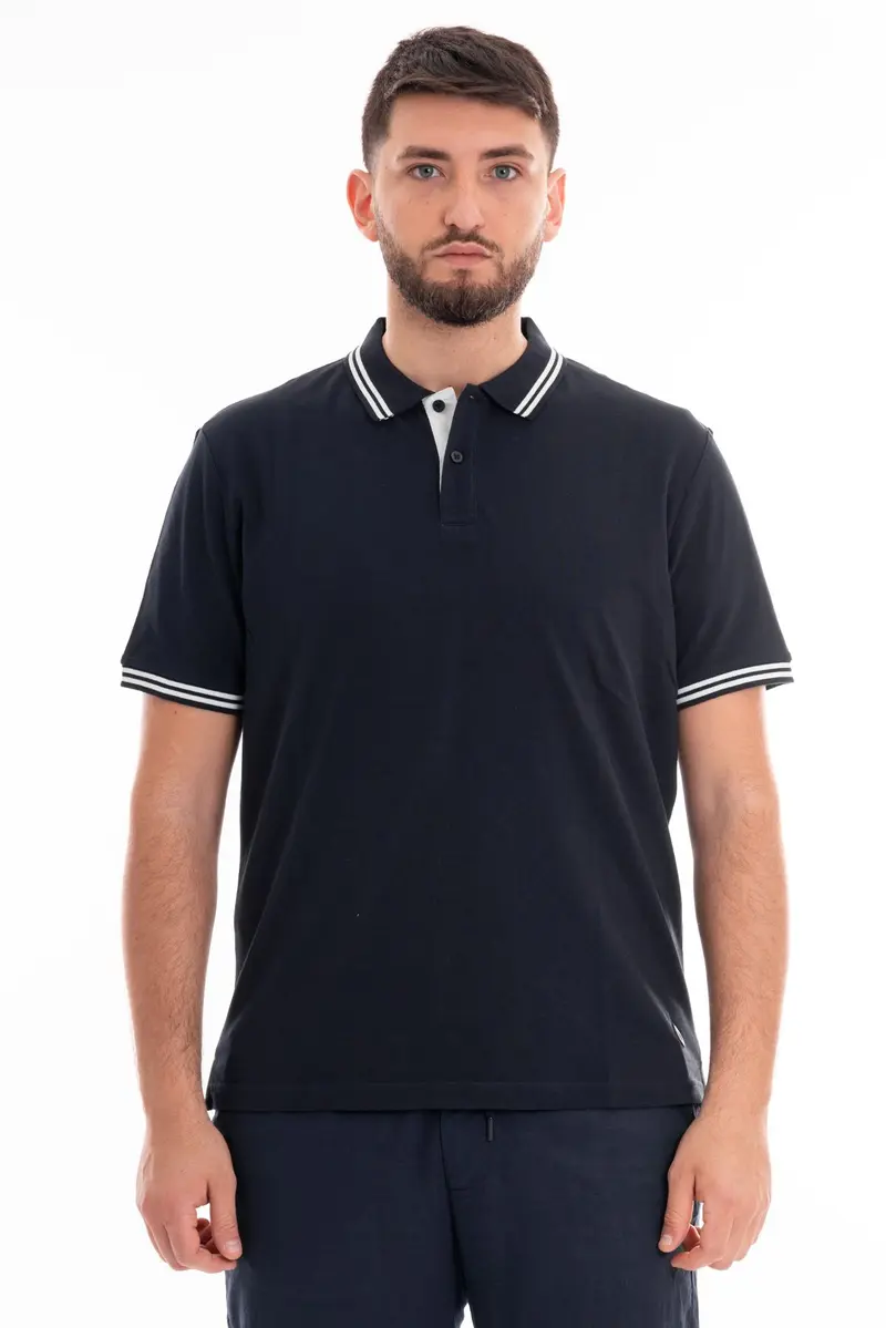 MARKUP POLO MEZZA MANICA IN PIQUET MK11002 BLU