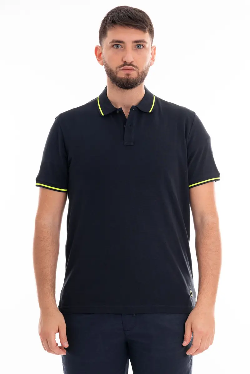 MARKUP POLO MEZZA MANICA IN PIQUET MK11003 BLU