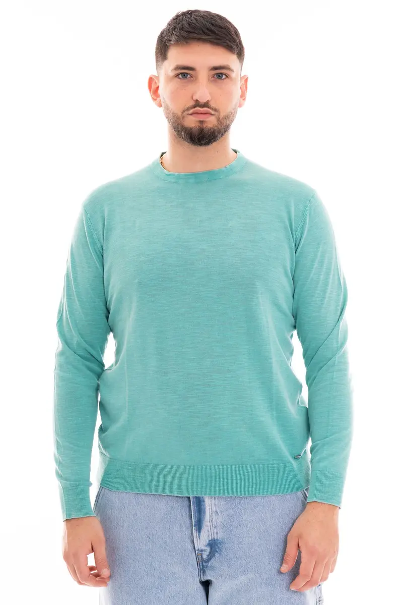 MARKUP T-SHIRT GIRO COLLO MANICA LUNGA IN COTONE MK10006 VDA