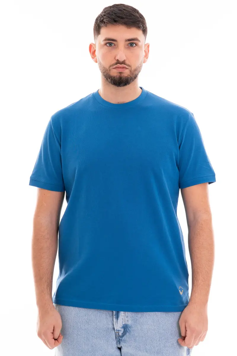 MARKUP T-SHIRT GIROCOLLO MEZZA MANICA IN PIQUET SOTTILE MK11004 BLT