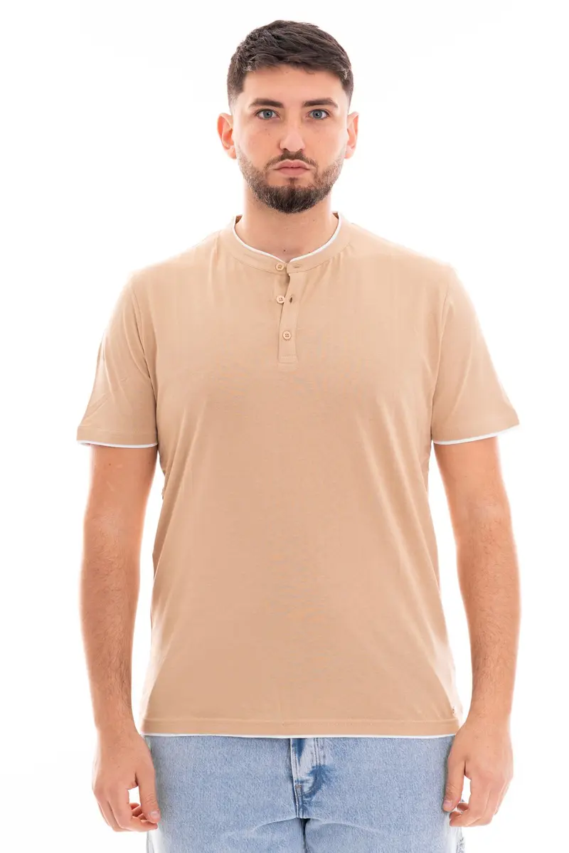 MARKUP T-SHIRT SERAFINOMEZZA MANICA IN JERSEY CON CONTRASTI MK691019 CRD