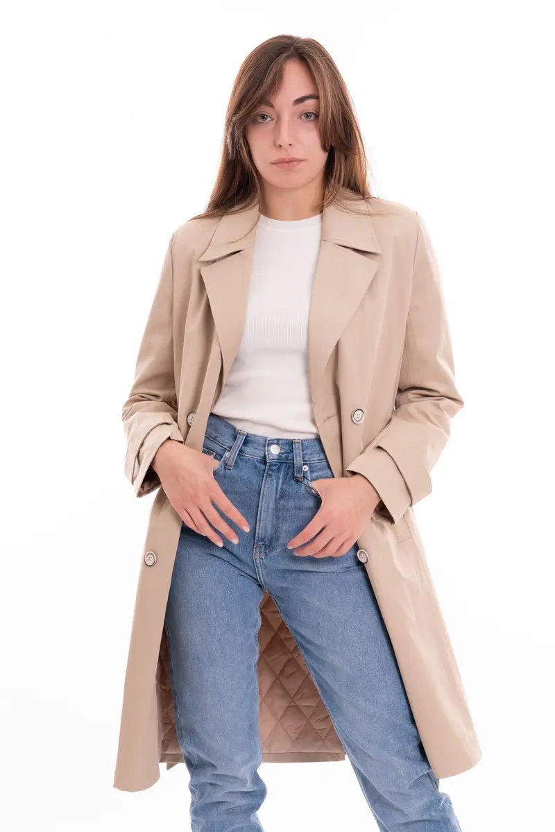 MARKUP W TRENCH IN COTONE NYLON DOPPIOPETTO MW564017