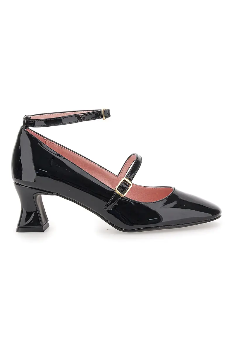 Mary Jane in vernice nera con cinturino alla caviglia PITTARELLO GLAM 3622