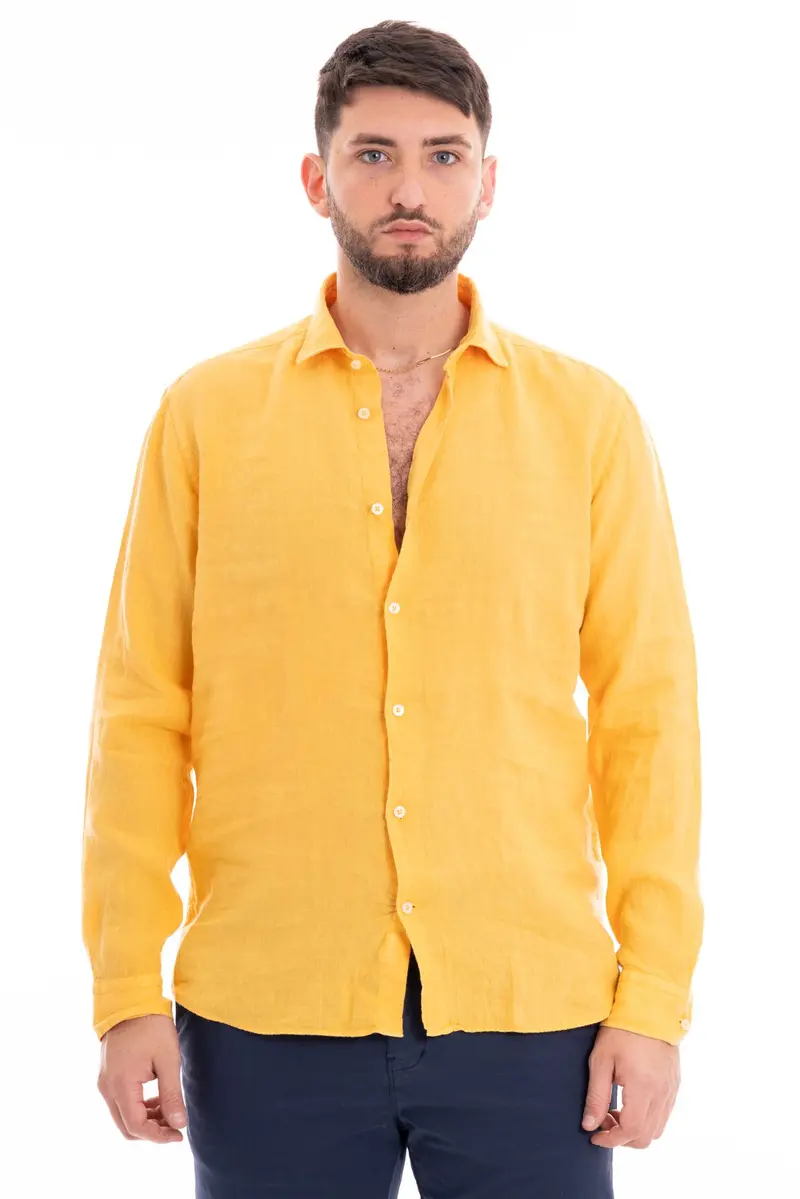 MASTRICAMICIAI CAMICIA IN LINO COLLO FRANCESE FS069 MC309 103 LUCA