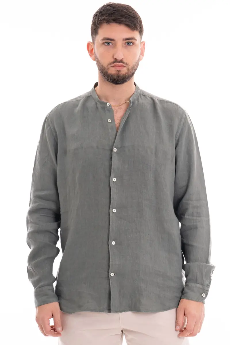 MASTRICAMICIAI CAMICIA IN LINO COLLO FRANCESE FS069 MC309 28 GURU