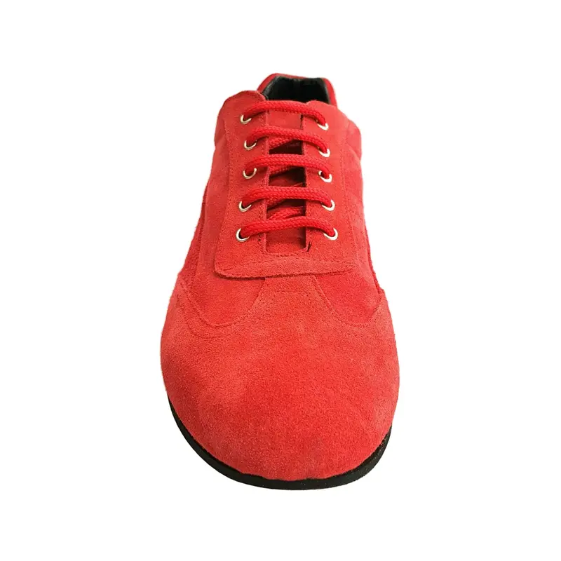 MERAK Sport (IMOLA) - Sneaker in Camoscio Rosso color Merak Extraconfort - Salsa