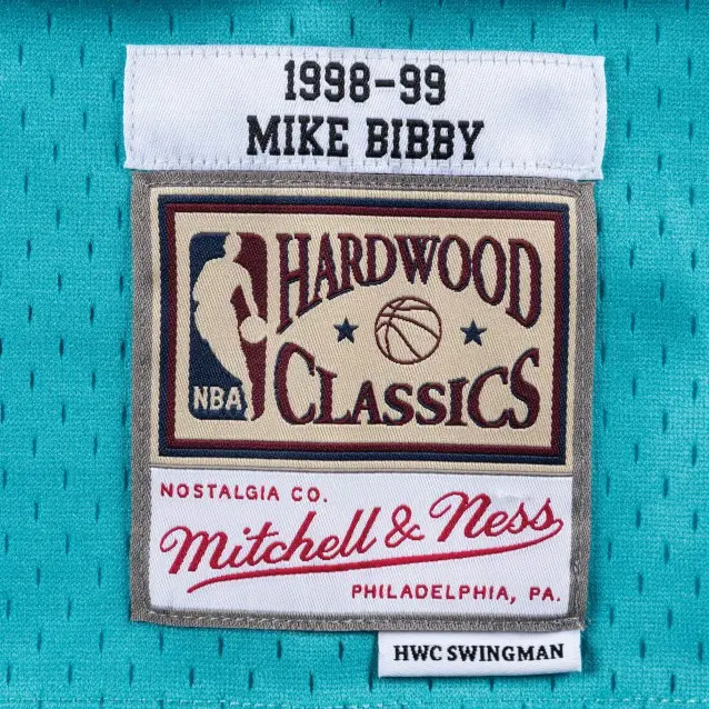 MITCHELL&NESS CANOTTA GRIZZLIES MIKE BIBBY 1998 SMJYGS18219-VGRTEAL98MBI