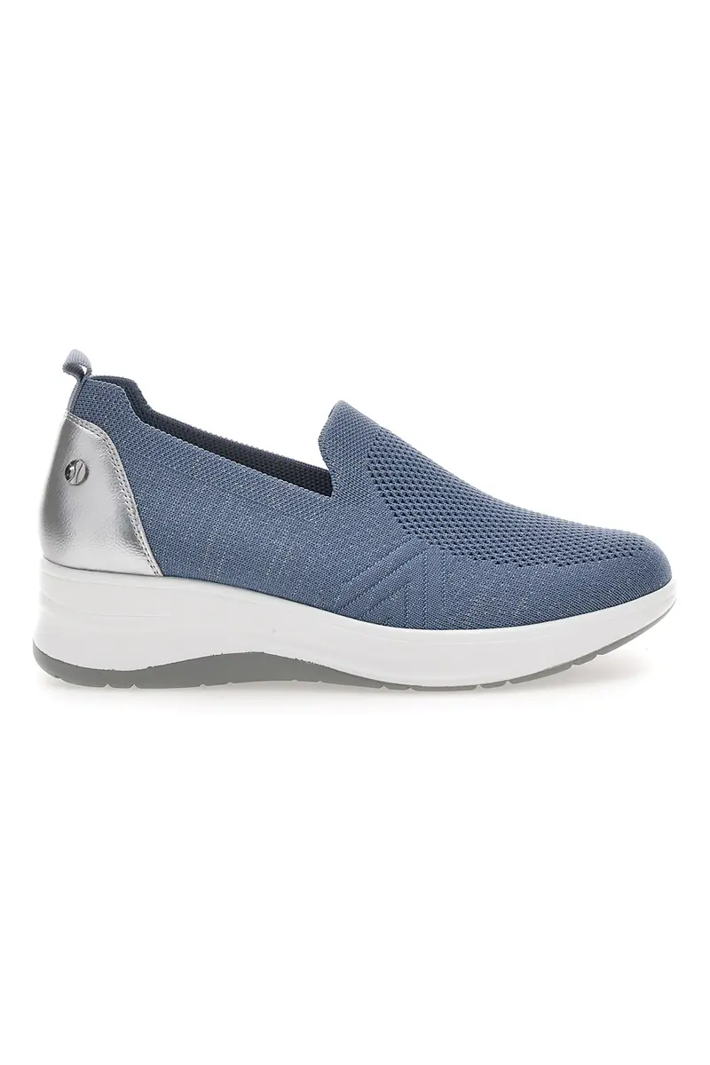 Mocassini Blu con Tomaia in Mesh e Platform INBLU 41 IC