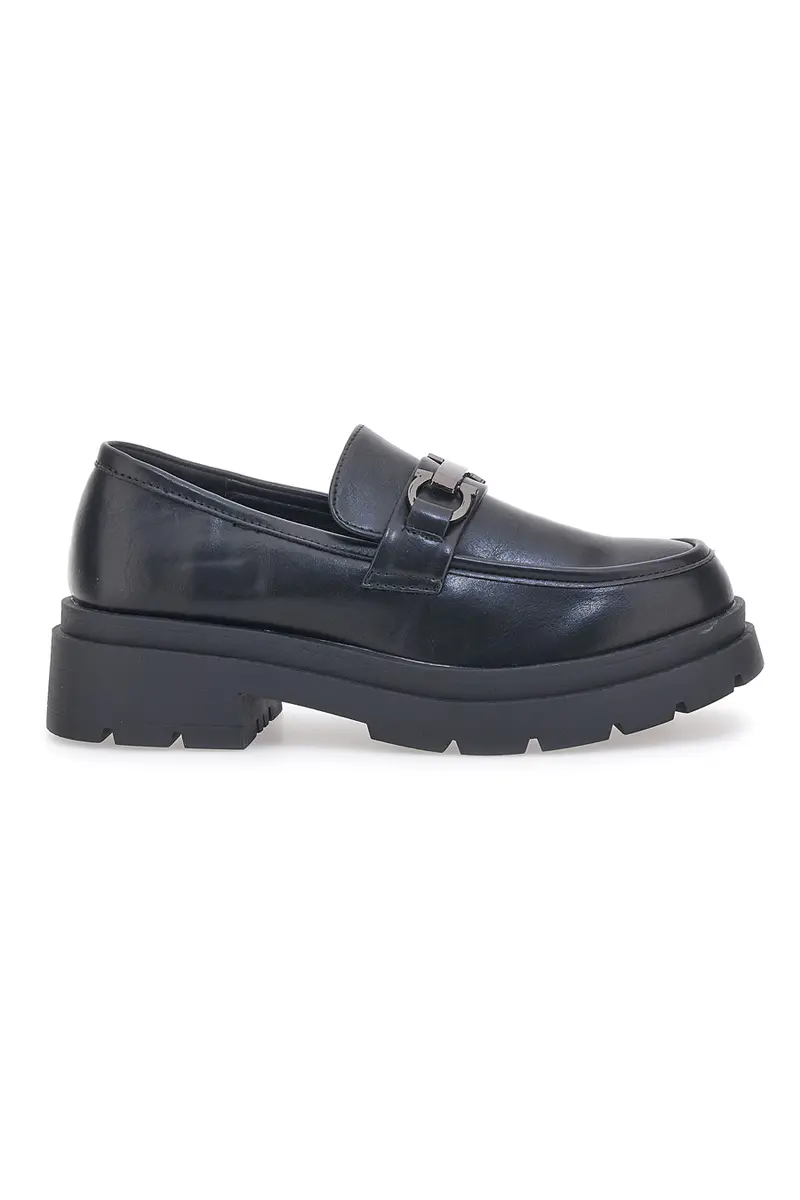 Mocassini Neri Con Platform Cafe' Cost 2102613