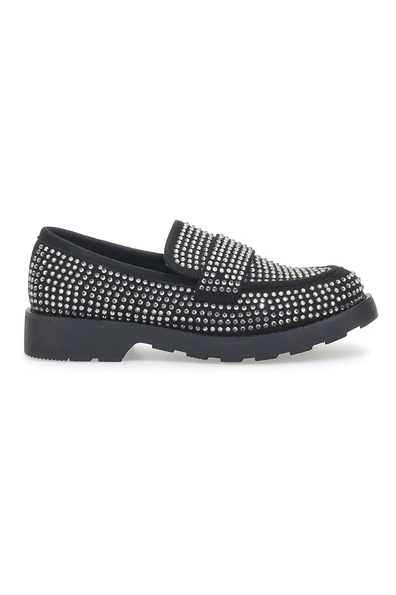 Mocassini Pittarello Glam 1102 Nero Strass