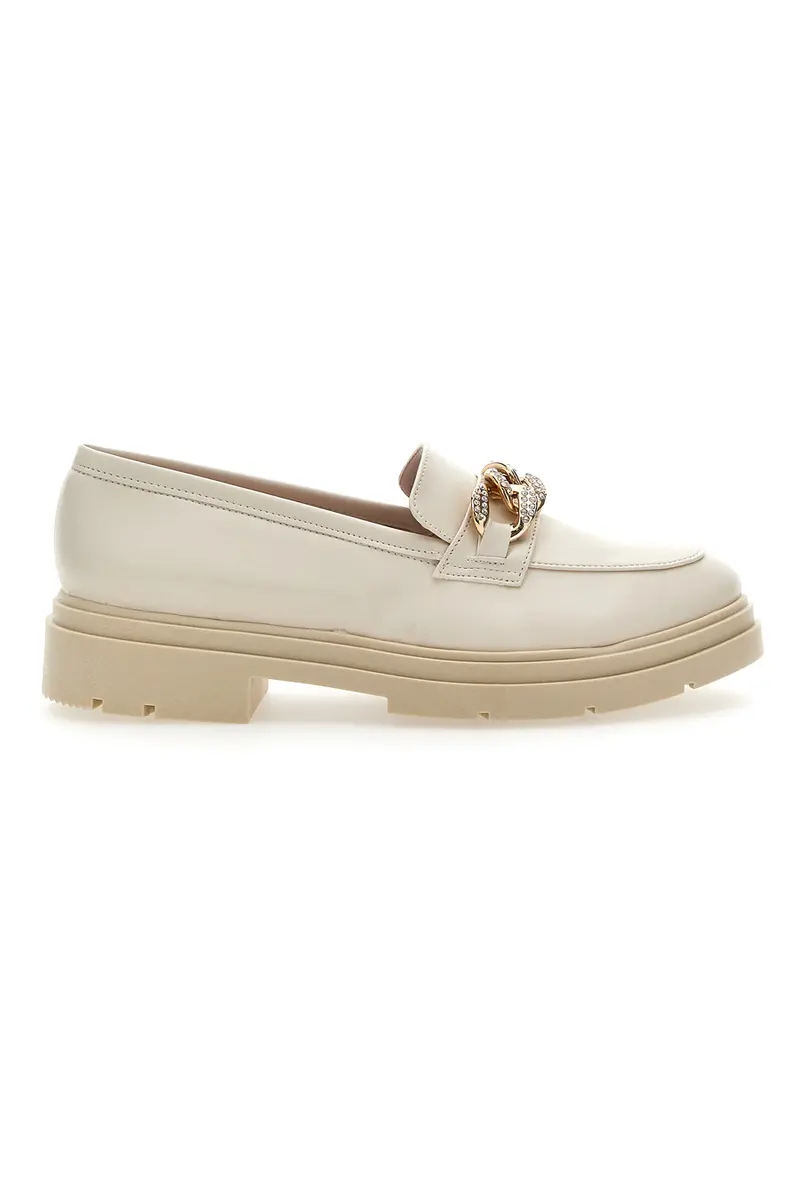 Mocassino con Catena Dorata Pittarello Glam 3402