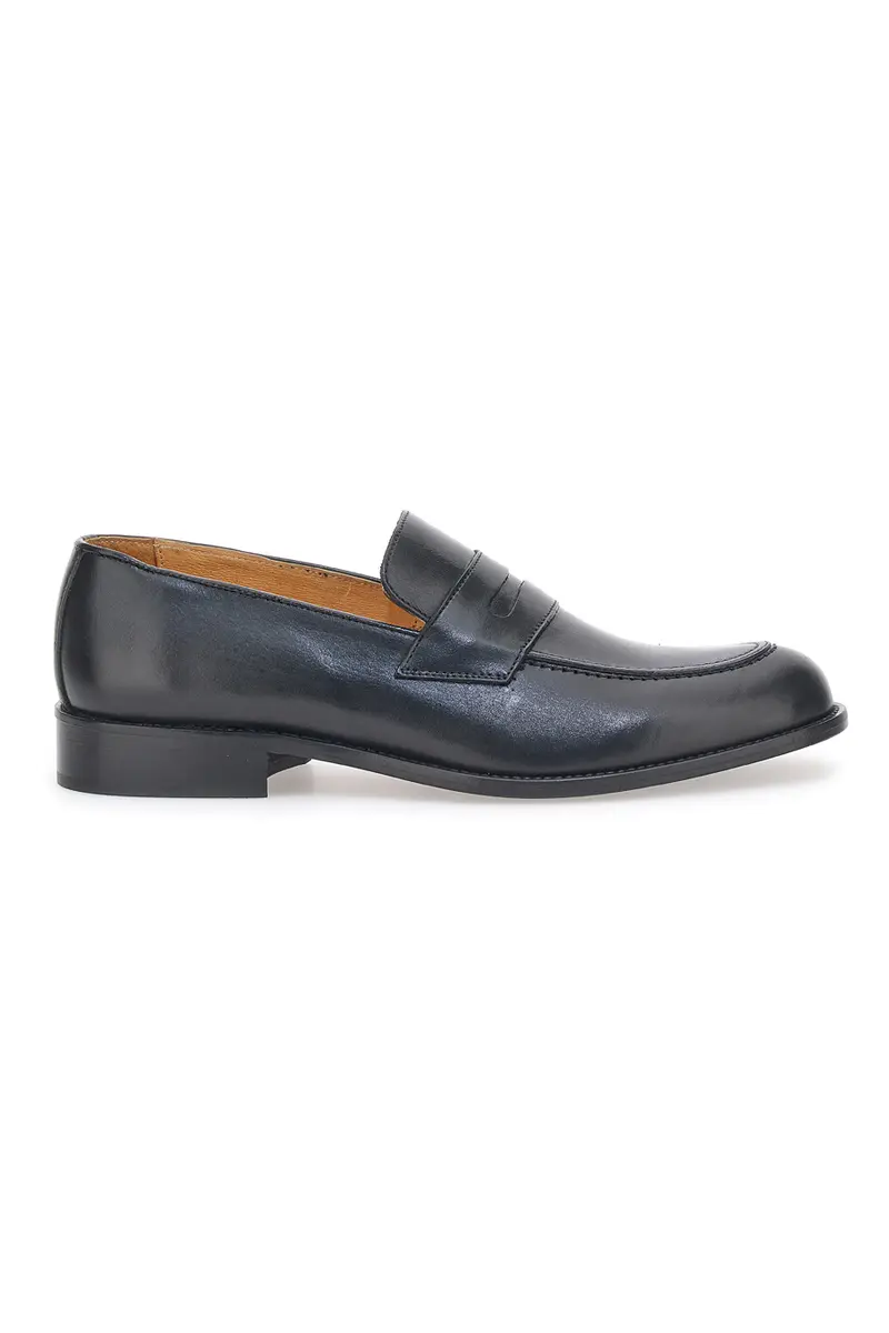 Mocassino in Vera Pelle Pittarello Plus 602 Nero