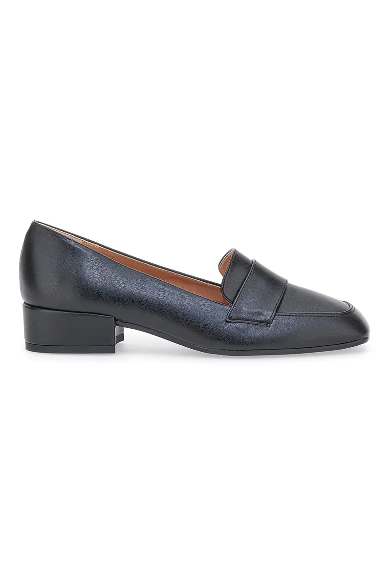 Mocassino Nero con Tacco Pittarello Glam 2010
