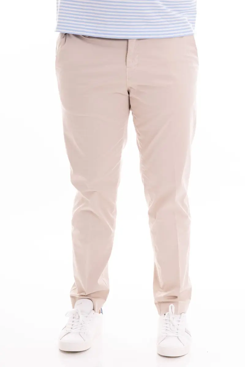 MORO PANTALONE TASCA AMERICA RASO REGULAR ME2454R BEI