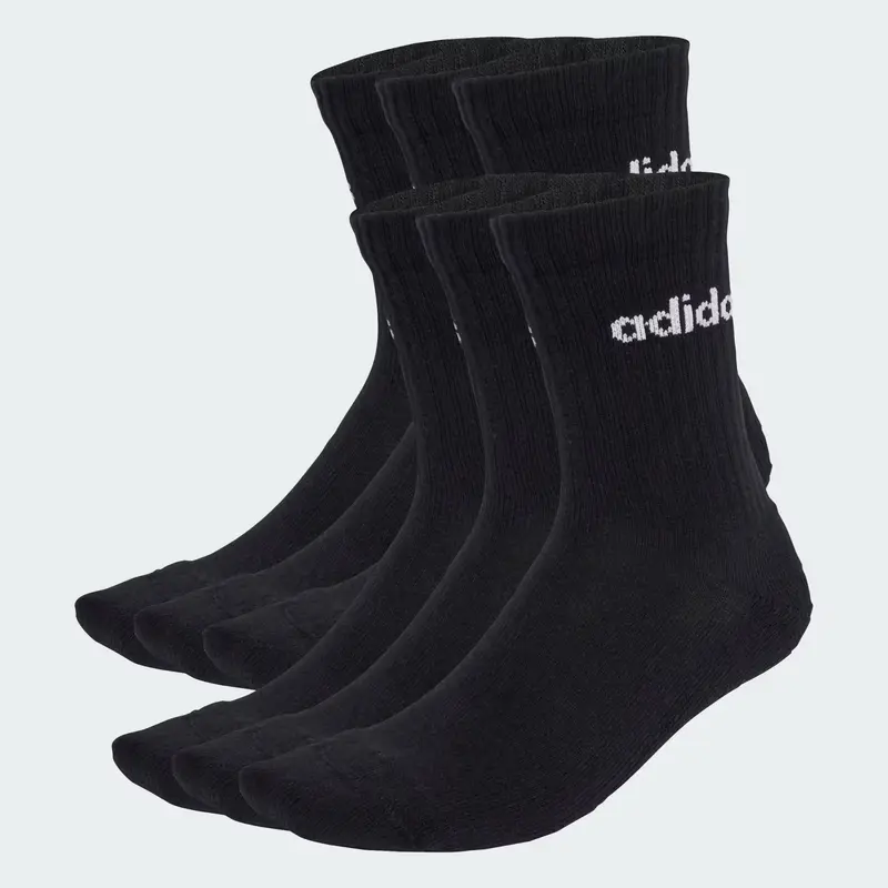 MULTIPACK 6 PAIA CALZINI ADIDAS LINEAR CREW CUSHIONED