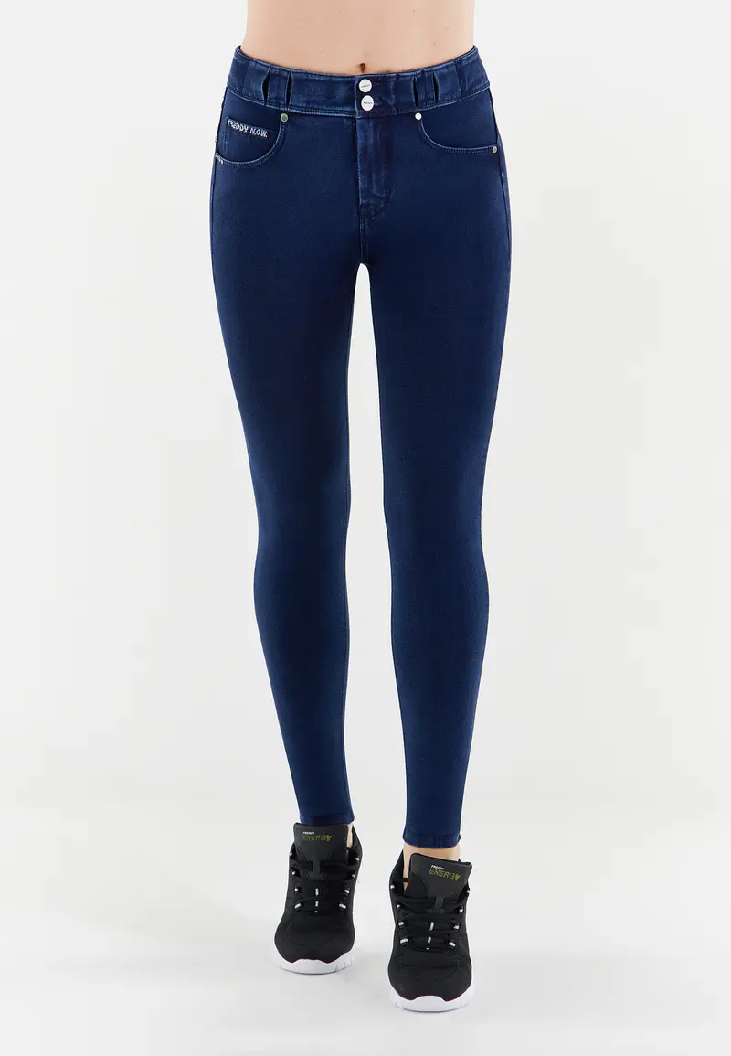 N.O.W.® Pants pantalone slim fit stile denim fondo stretto