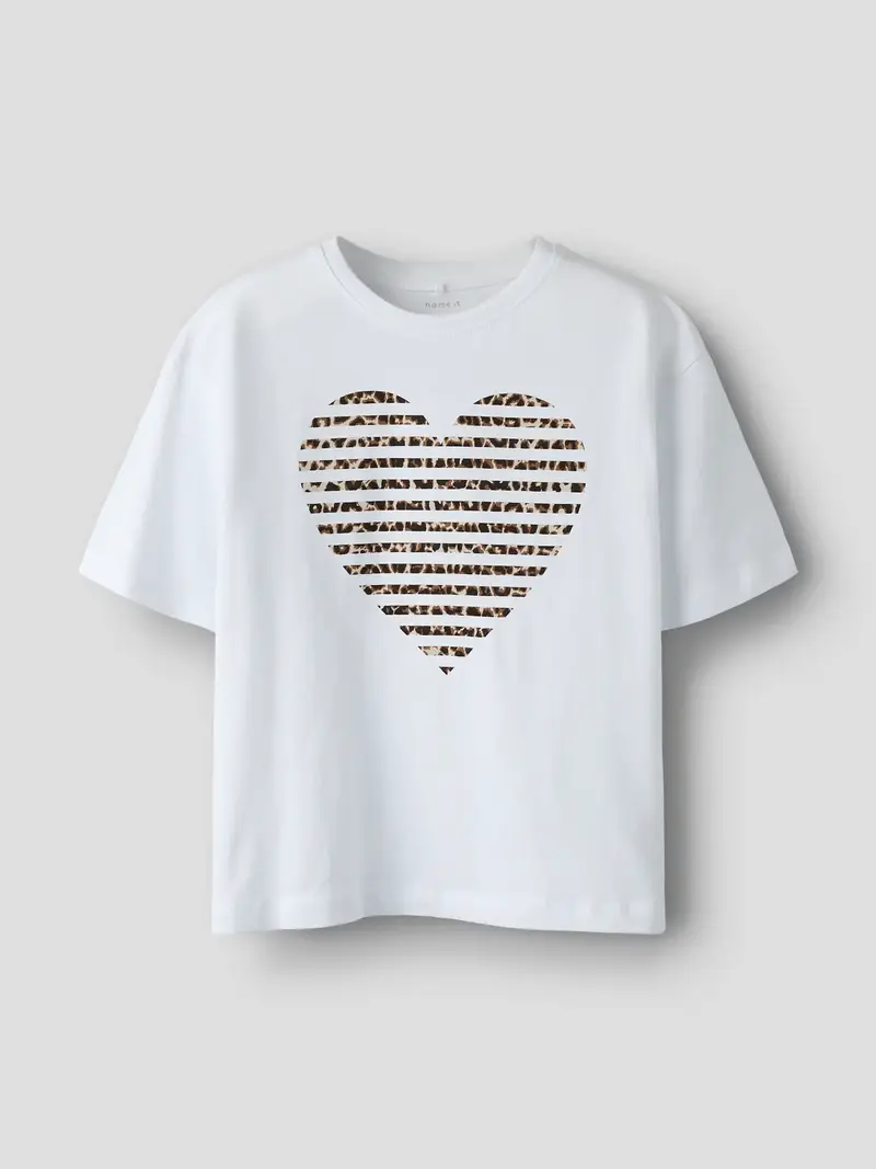 NAME IT FFAHIRAZ T-SHIRT CON CUORE 13254496 BGL