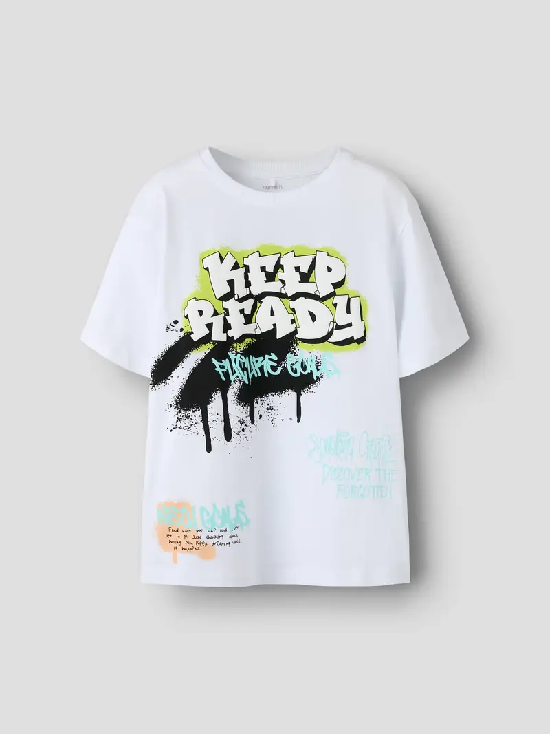 NAME IT MFLYNN T-SHIRT CON STAMPA 13254326 BGW