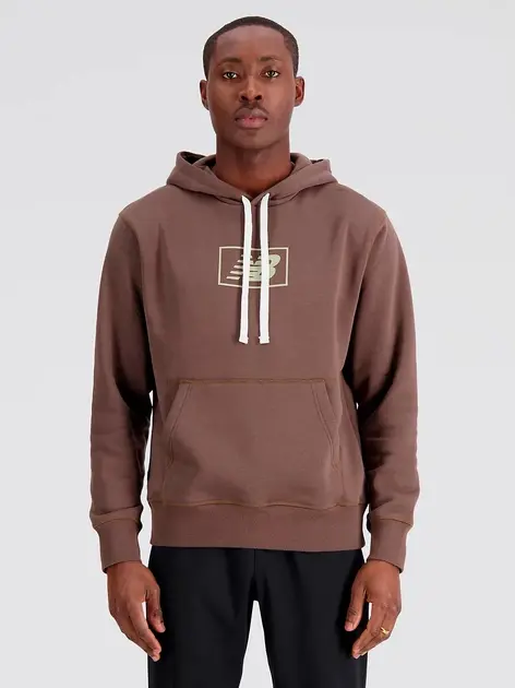NEW BALANCE ESSENTIAL BRUSHED BACK HOODIE MT33520DUO