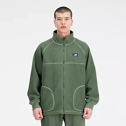 NEW BALANCE M ATHLETICS POLAR FLEECE FULL ZIP MJ33503DON
