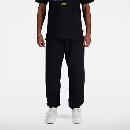 NEW BALANCE PANTALONE DI TUTA MP41503BK