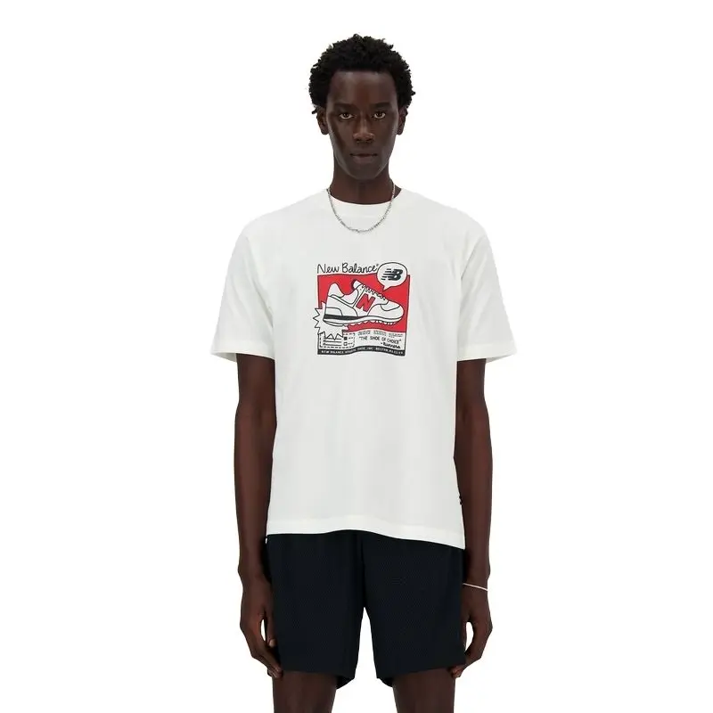 NEW BALANCE T-SHIRT AD RELAXED UOMO MT41593SST
