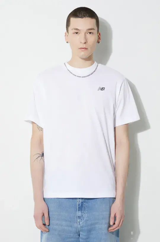 NEW BALANCE T-SHIRT SMALL LOGO UOMO MT41509WT